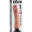 King Cock Vibrating Dildo - Vanilla - 9in