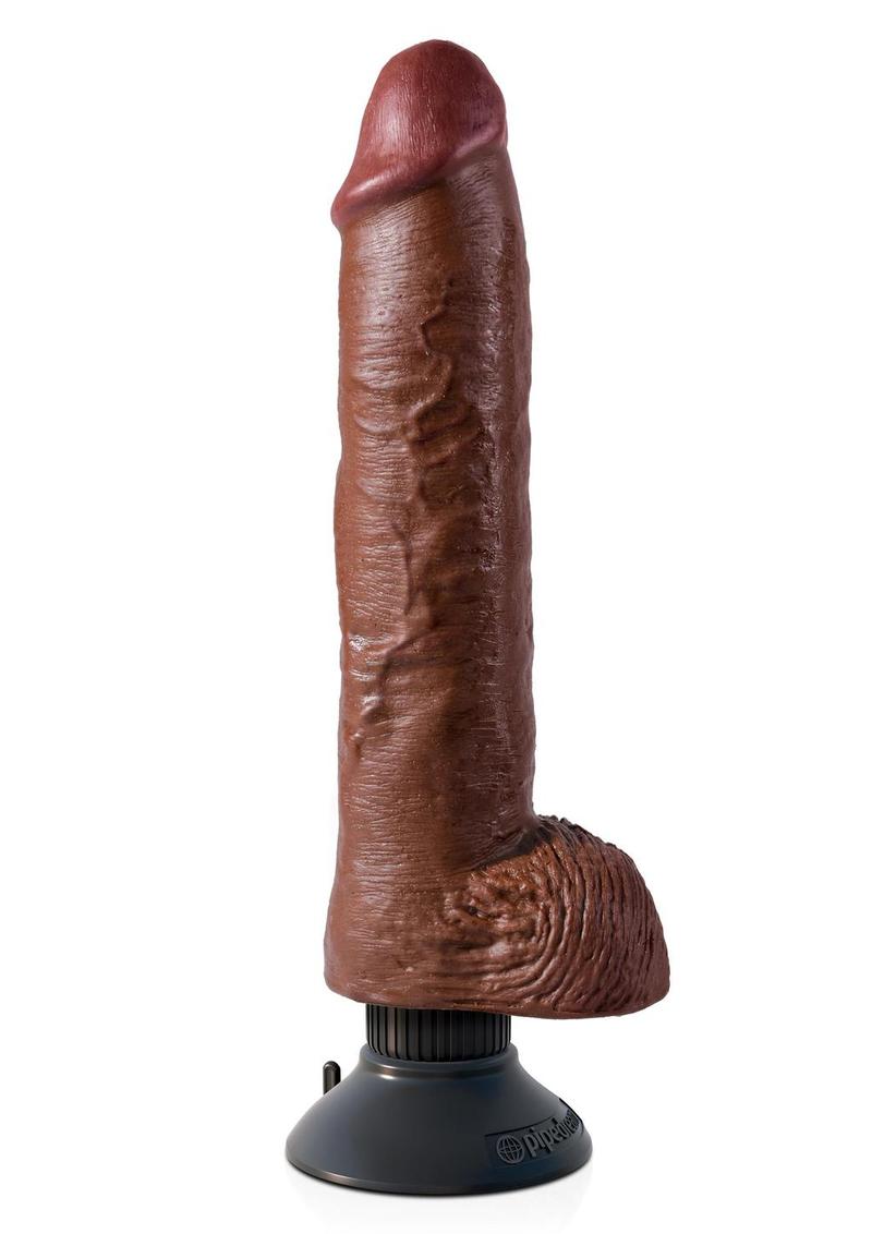 King Cock Vibrating Dildo with Balls