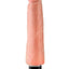 King Cock Vibrating Stiffy Dildo - Vanilla - 8in