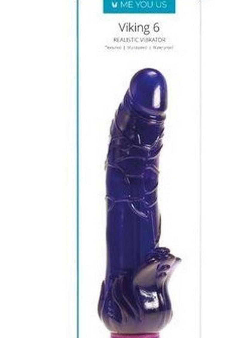 Kinx Viking 6 Realistic Vibrator - Purple