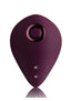 Knickerbocker Glory Rechargeable Silicone Clitoral Stimulator with Remote Control - Purple/Red