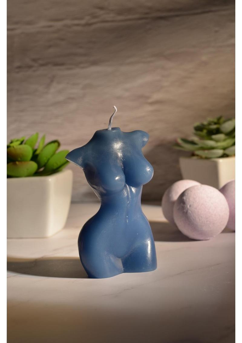 Lacire Torso Form III Candle - Blue