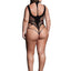 Le Desir Shade Cyllene Xlviii Body with Turtleneck - Black - Queen