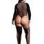 Le Desir Shade Kalyke Xxiii Bodystocking with Turtleneck - Black - Queen