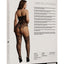 Le Desir Strapless Crotchless Teddy with Stockings