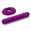 Le Wand Baton Rechargeable Silicone Vibrator - Cherry/Purple