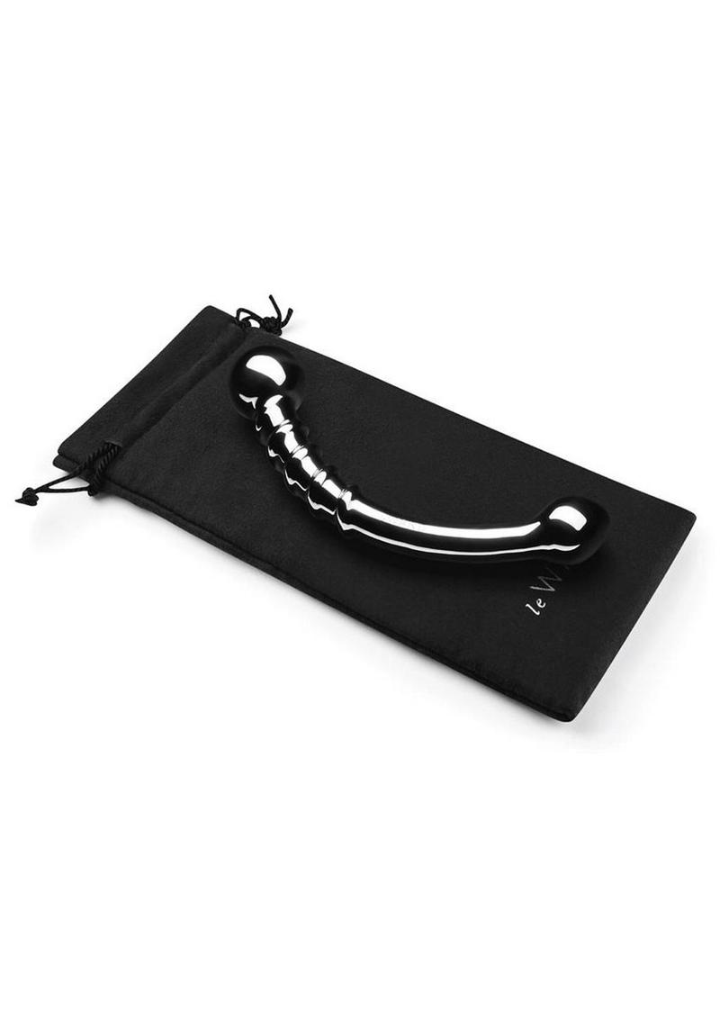Le Wand Bow Dual End Dildo - Stainless - Steel