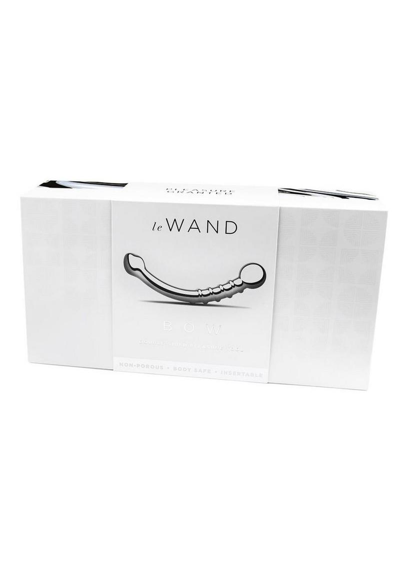 Le Wand Bow Dual End Dildo - Stainless