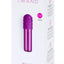 Le Wand Bullet Rechargeable Vibrator with Textured Silicone Sleeve and Ring