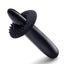 Le Wand Crystal Slim Wand with Silicone Ring - Black Obsidian
