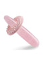 Le Wand Crystal Slim Wand with Silicone Ring - Rose Quartz - Pink