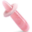 Le Wand Crystal Wand Probe with Silicone Ring - Rose Quartz - Pink