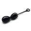 Le Wand Crystal Yoni Eggs Silicone Kegal Balls - Black Obsidian