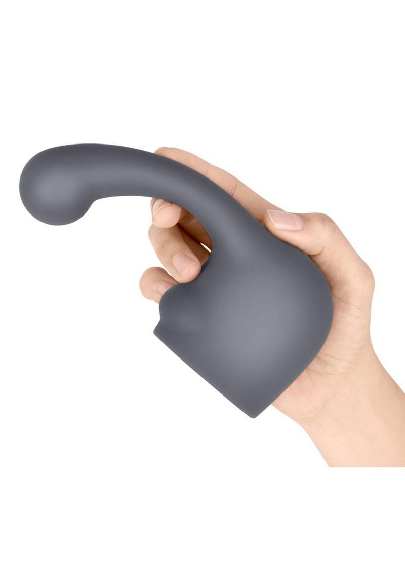 Le Wand Curve Weighted Silicone Attachment - Grey