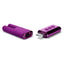 Le Wand Deux Silicone Rechargeable Dual Vibrator - Cherry/Purple