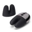 Le Wand Double Vibe Rechargeable Silicone Rabbit Vibrator - Black