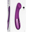 Le Wand Gee Rechargeable Silicone Body Wand - Cherry/Purple
