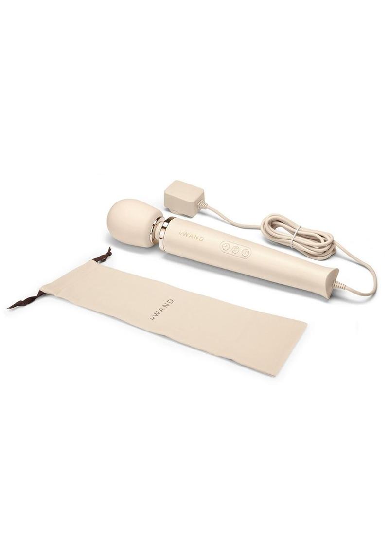 Le Wand Plugin Vibrating Massager - Cream