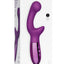Le Wand Xo Rechargeable Silicone Dual Stimulating Vibrator - Cherry/Purple