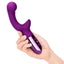 Le Wand Xo Rechargeable Silicone Dual Stimulating Vibrator - Cherry/Purple