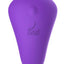 Leaf Spirit Silicone Rechargeable Vibrator - Purple