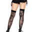 Leg Avenue 420 Net Thigh High - Black - One Size