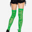 Leg Avenue 420 Net Thigh High - Green - One Size