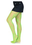Leg Avenue Alien Net Tights - Green - One Size