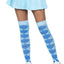 Leg Avenue Argyle Knit Over The Knee Socks - Blue - One Size