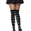 Leg Avenue Argyle Knit Over The Knee Socks - Grey - One Size