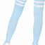 Leg Avenue Athlete Thigh High 3 Stripe Top - Blue/Light Blue - One Size