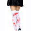 Leg Avenue Bloody Zombie Thigh High - Red/White - One Size