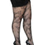 Leg Avenue Butterfly Net Tights - Black - Queen/XLarge/XXLarge