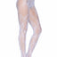 Leg Avenue Butterfly Net Tights - White - One Size