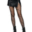 Leg Avenue Cracked Fishnet Tights - Black - One Size
