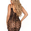 Leg Avenue Daisy Crochet Mini Dress - Black - One Size