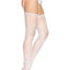 Leg Avenue Daisy Dot Fishnet Stockings with Scalloped Top