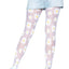 Leg Avenue Daisy Nylon Sheer Tights - White - One Size