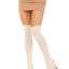 Leg Avenue Extra Long Ribbed Knit Leg Warmers - Ivory - One Size