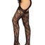 Leg Avenue Eyelet Rose Suspender Hose