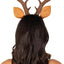 Leg Avenue Fawn Ear Antler Headband - Brown - One Size