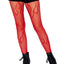 Leg Avenue Flame Net Tights - Red - One Size