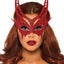 Leg Avenue Glitter Devil Mask - Red - One Size