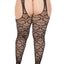 Leg Avenue Heart Net Suspender Hose