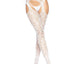 Leg Avenue Heart Net Suspender Hose