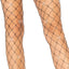 Leg Avenue Indescent Rhinestone Fence Net Tights - Black - One Size