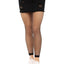 Leg Avenue Industrial Net Footless Tights - Black - One Size