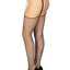 Leg Avenue Industrial Net Garter Belt and Stocking - Black - One Size - 2 Piece