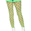 Leg Avenue Jumbo Pothole Net Tights - Green/Neon Green - One Size