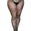 Leg Avenue Lace Skull Fishnet Tights